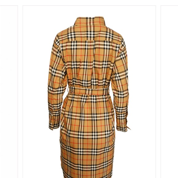 Burberry Nova Check Long Sleeve Shirt Dress - Excellent Condition - Picture 5 of 7